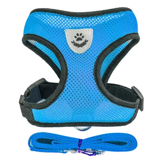 Adjustable Pet Harness & Leash Set (S–L)
