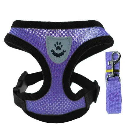 Adjustable Pet Harness & Leash Set (S–L)