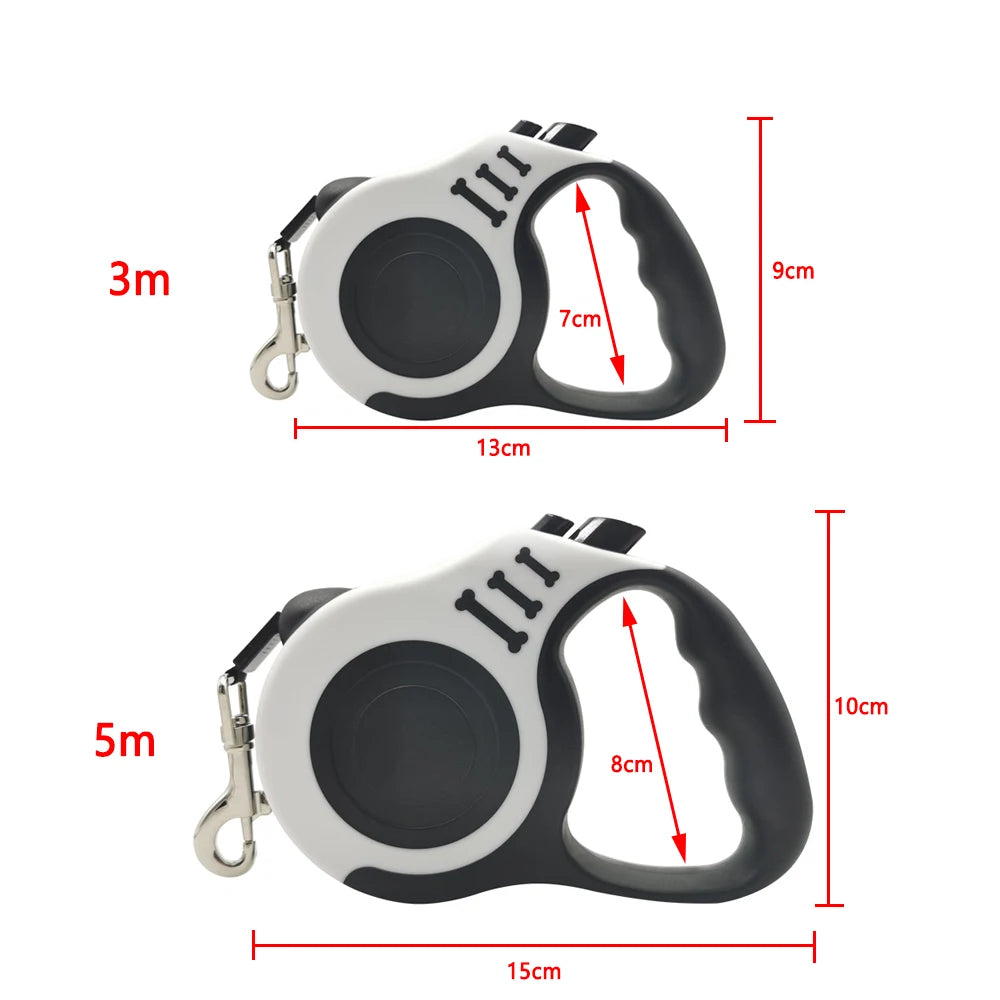 3m/5m Automatic Telescopic Retractable Nylon Leash